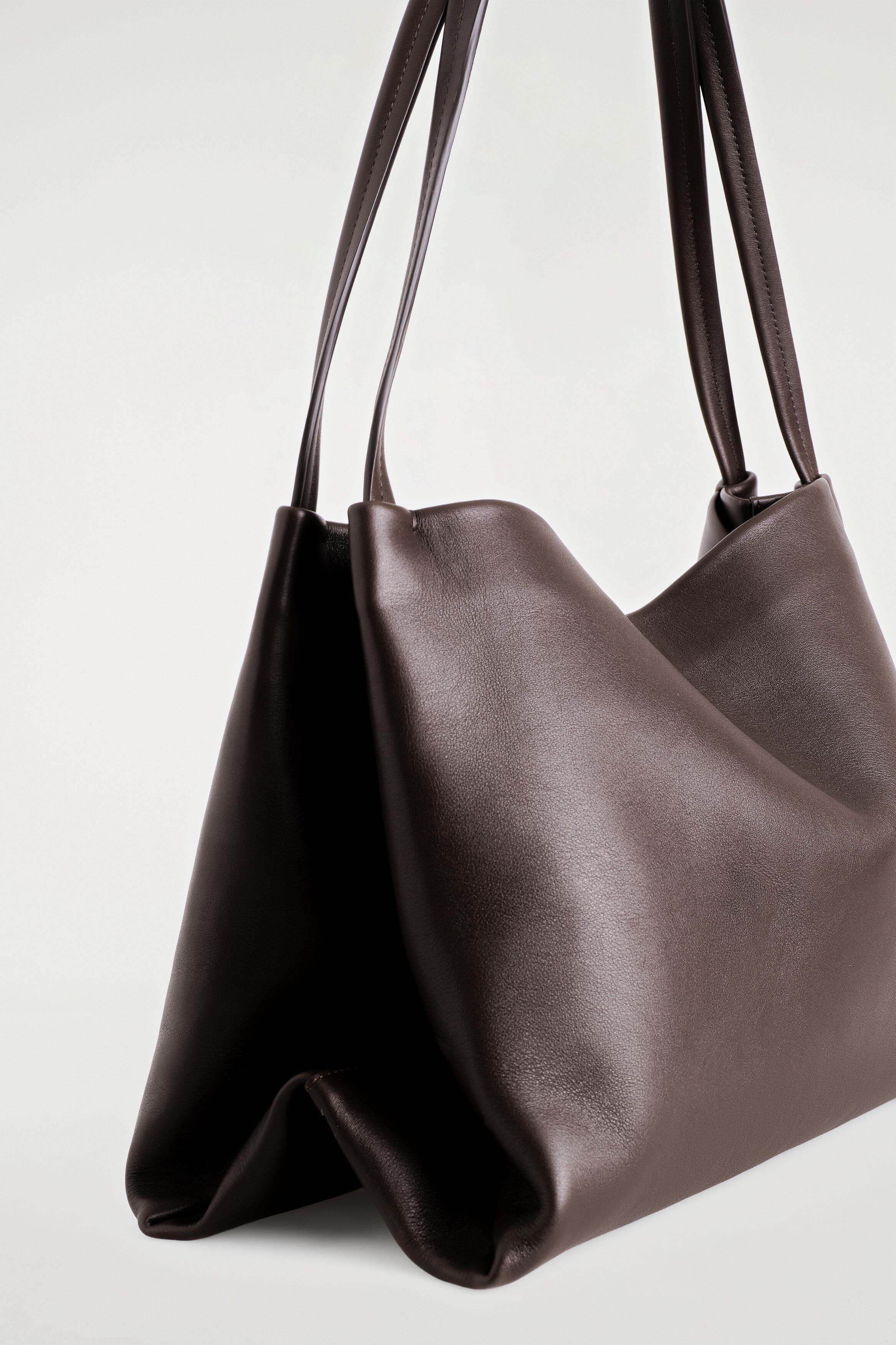 Pavilion Tote Bag - Leather, Alternate, color, BROWN