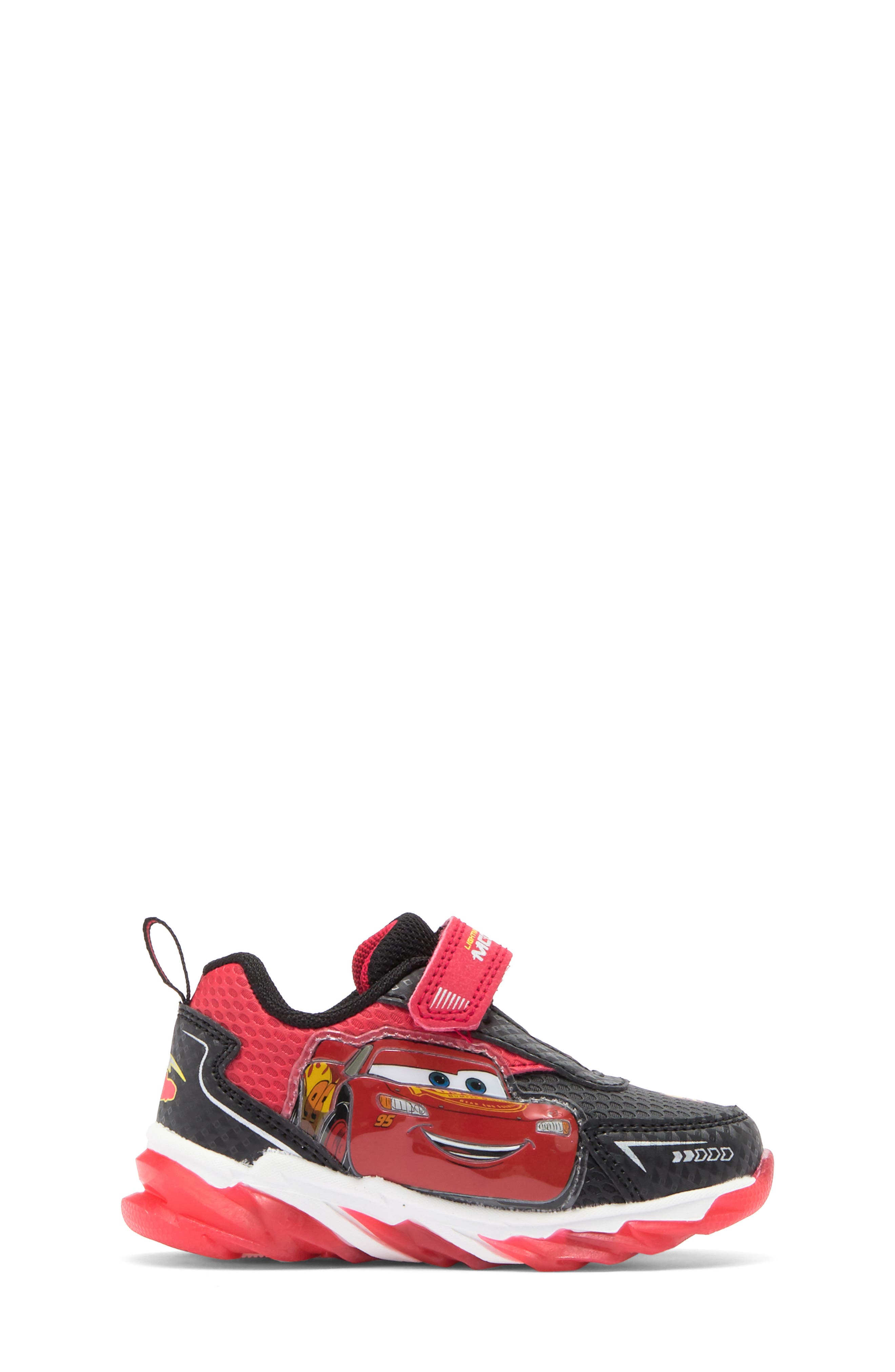 Harper Canyon Kids' Lightning McQueen Light Up Sneaker, Alternate, color, Red
