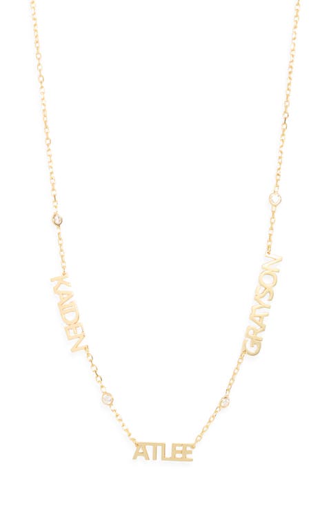 Custom My Mantra Name Necklace