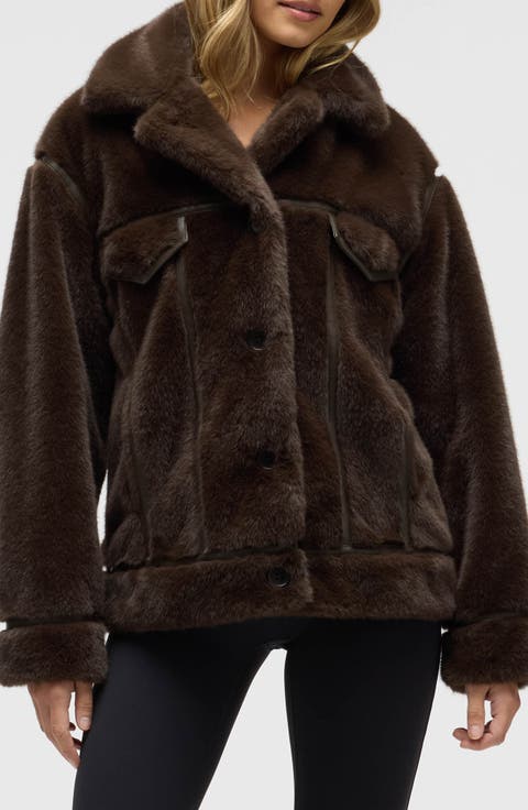 Western Faux Fur Jacket