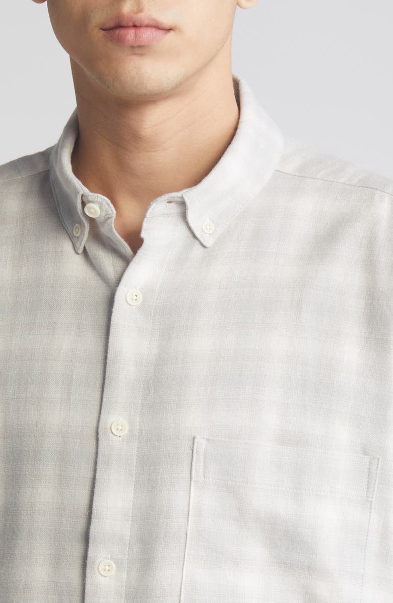 ASOS DESIGN Boxy Oversize Plaid Short Sleeve Button-Down Shirt, Alternate, color, 