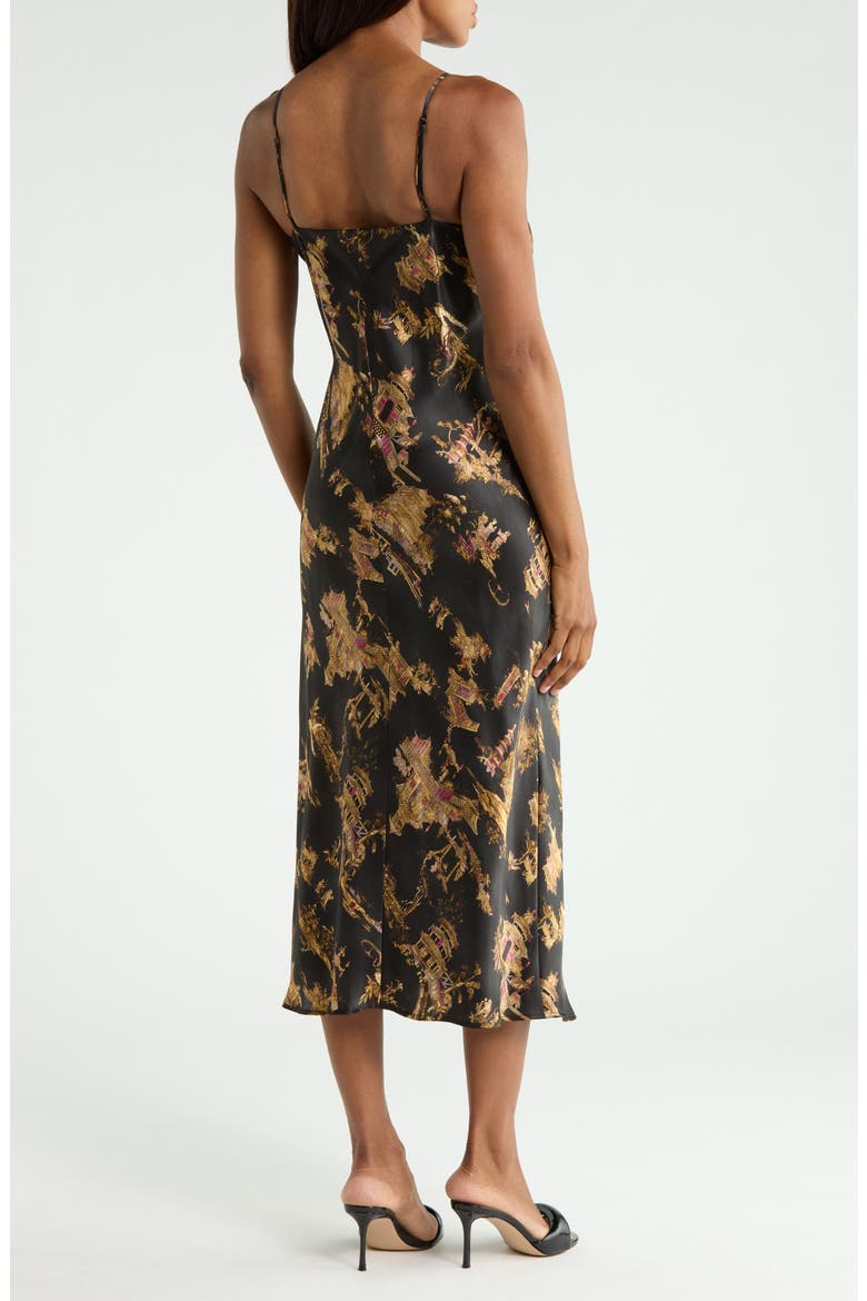 Seridie Silk Maxi Slipdress, Alternate, color, BLACK MULTI CHINOISERIE