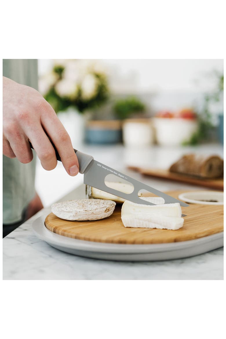 Leo Balance Nonstick Cheese Knife 2-Piece Set, Alternate, color, GRAY