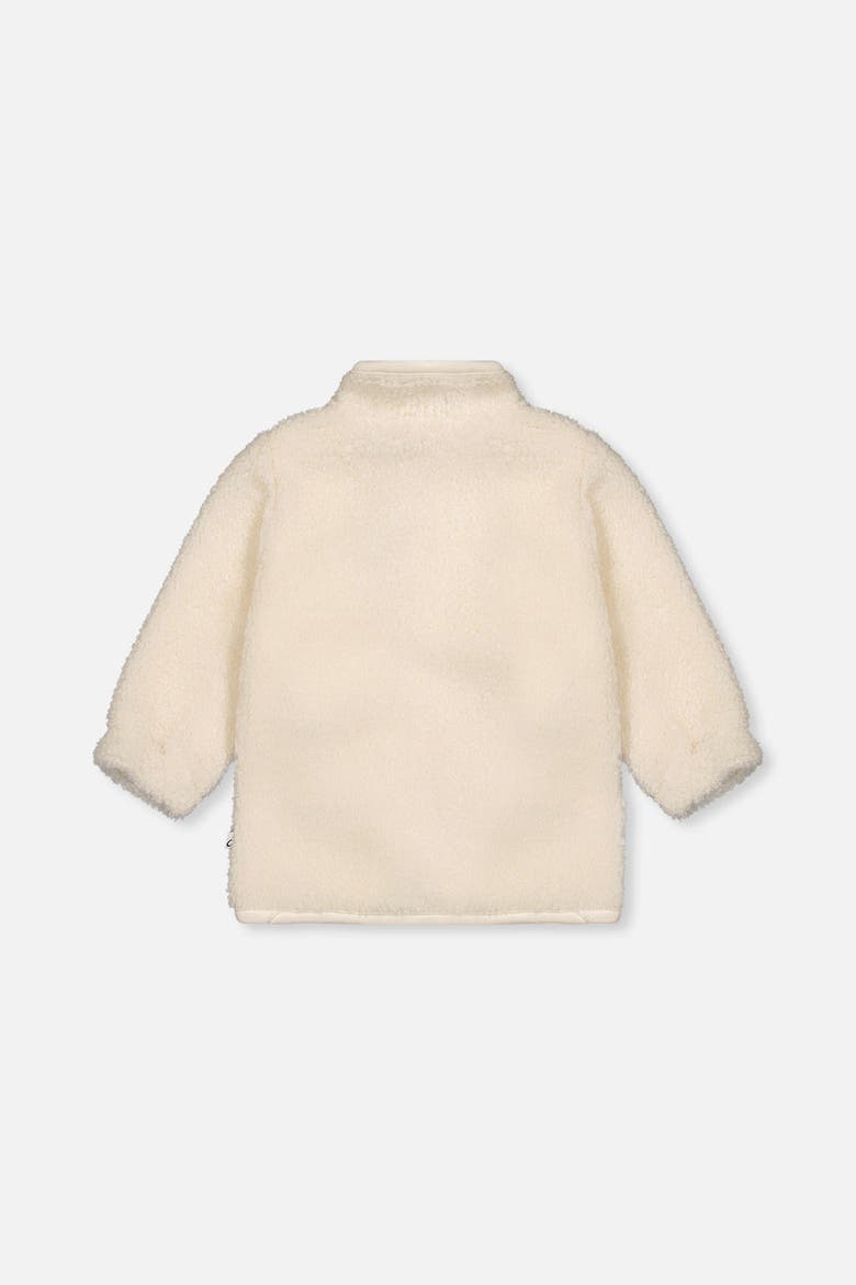 Fleece Bunny Pocket Zip Jacket, Alternate, color, Off-White
