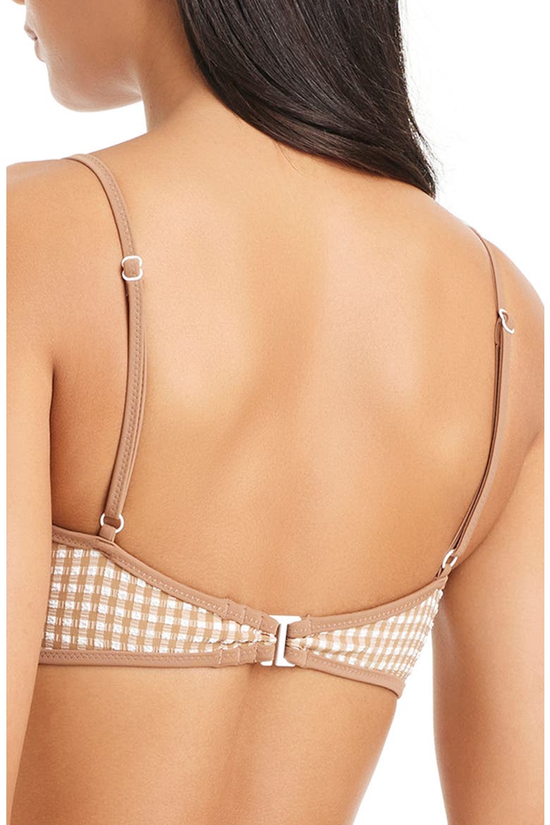 Scoop Neck Swim Top, Alternate, color, TOASTED COCONUT