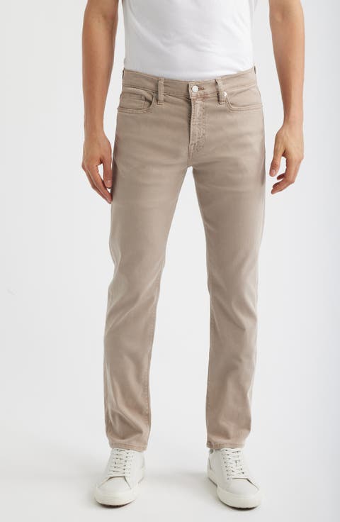 L'Homme Slim Fit Five-Pocket Twill Pants