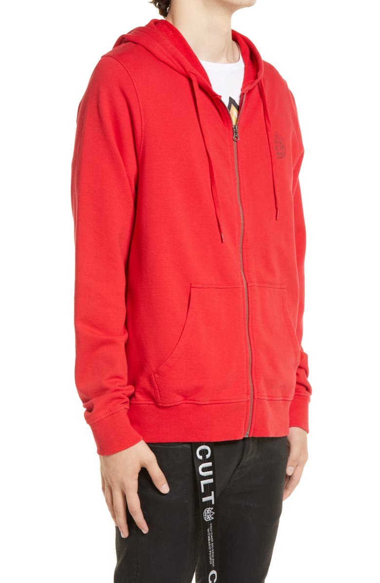Cult of Individuality Logo Zip Hoodie, Alternate, color, 