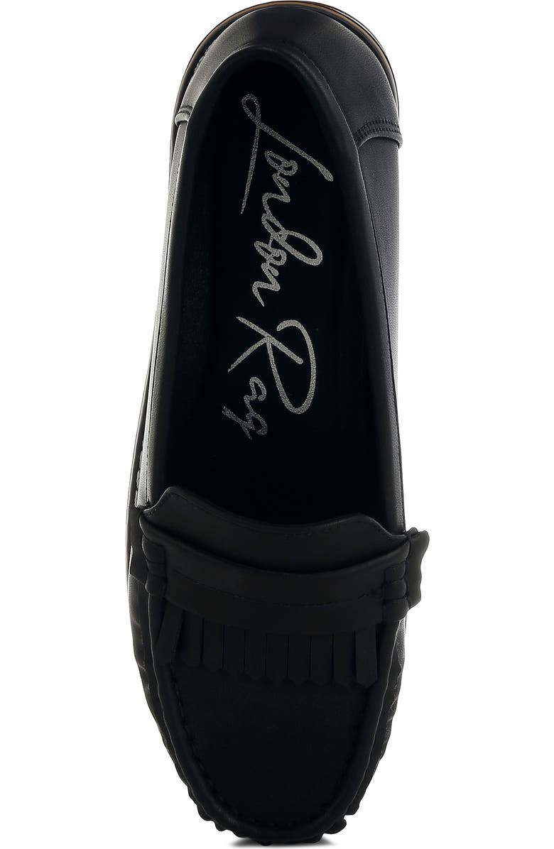 LONDON RAG Croyda Fringe Platform Loafer, Alternate, color,