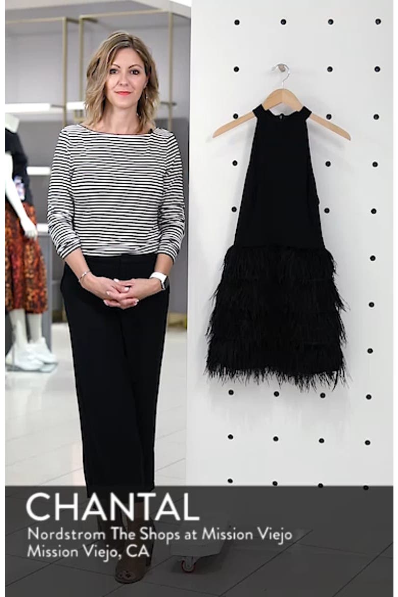 Feather Halter Dress video