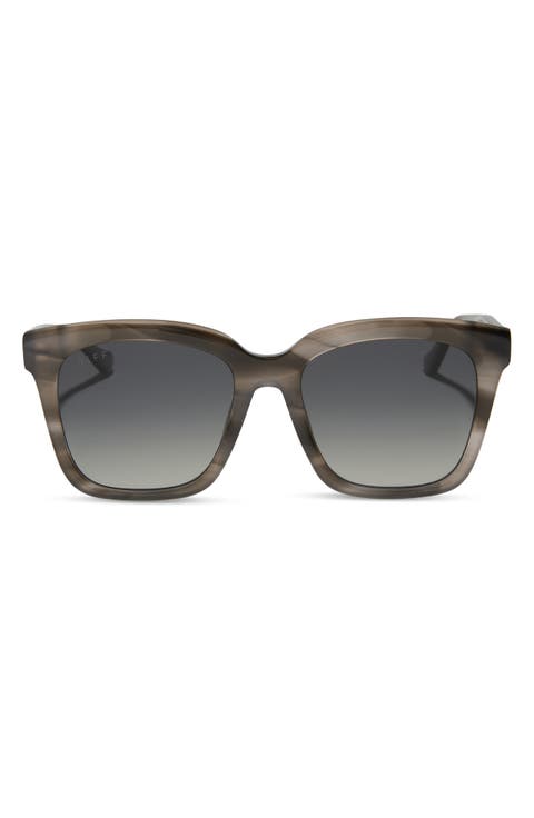 Meredith 54mm Square Sunglasses