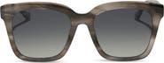 DIFF Meredith 54mm Square Sunglasses