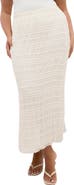 City Chic Emelia Smocked Midi Skirt
