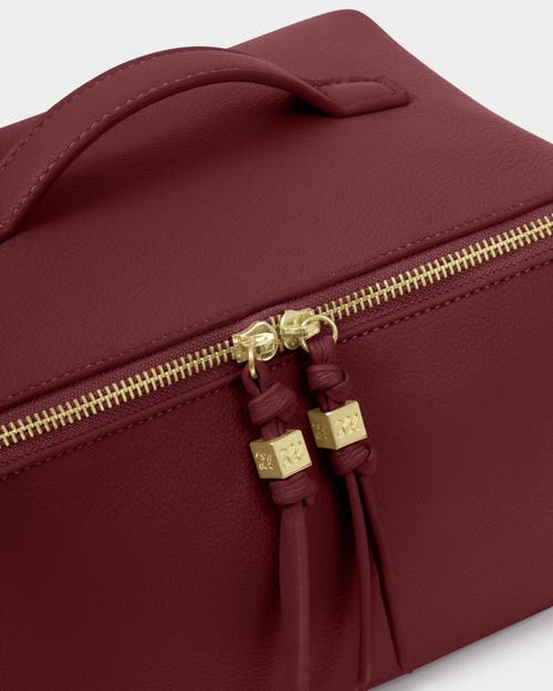 Katie Loxton Soho Large Makeup And Toiletry Bag In Red