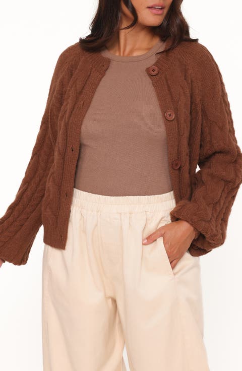 Nika Cable Stitch Cardigan