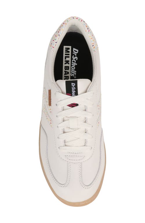 Shop Dr. Scholl's X Milk Bar Rebel Sport Sneaker In White