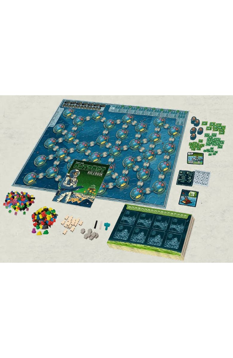 Rio Grande Games Power Grid Outpost Economic Strategy Game, Ages 14+, Alternate, color, Multicolored