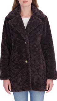Sebby Crushed Faux Fur Jacket