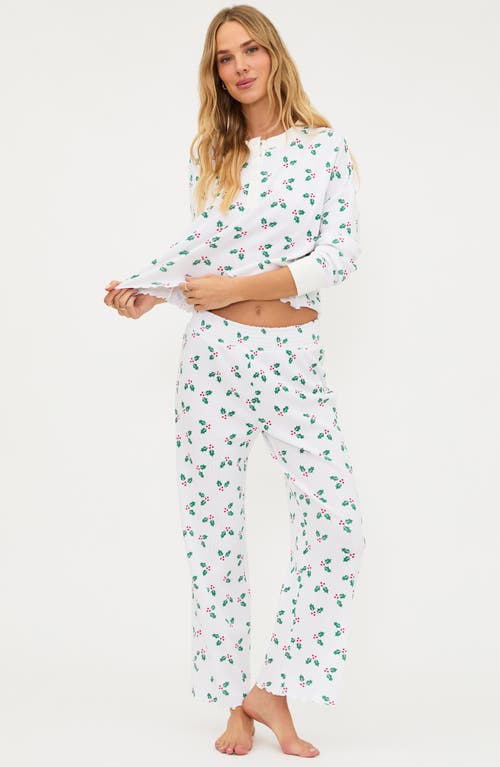 Beach Riot Pacific Pajamas In White
