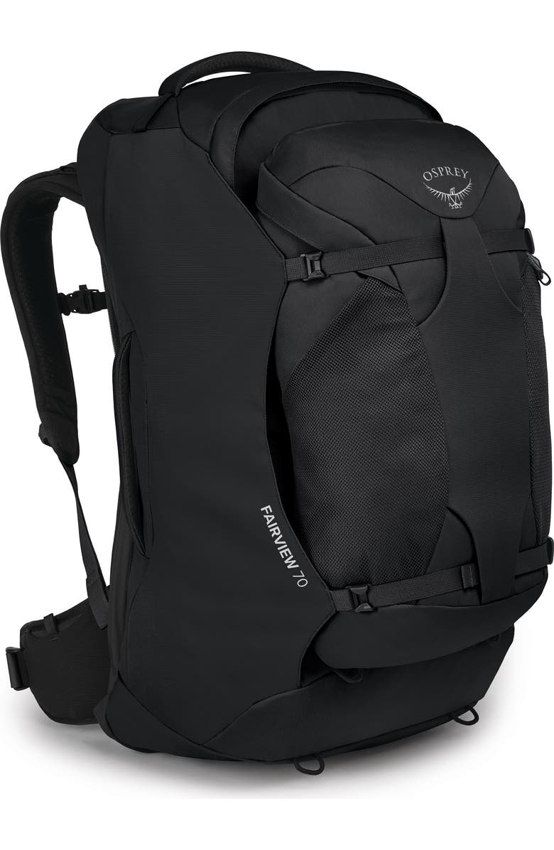 Osprey Fairview 70-Liter Women's Travel Backpack, Alternate, color, Black