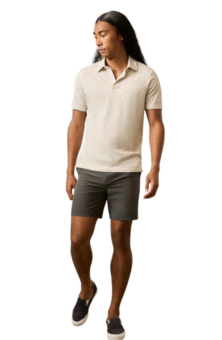 Faherty Movement Piqué Polo, Alternate, color, White Cloud Blossom