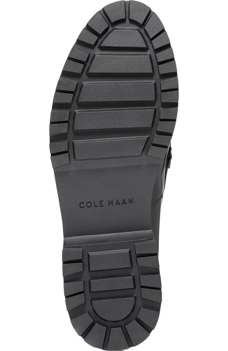 Cole Haan Treena Lug Sole Kiltie Loafer, Alternate, color, Black Box Leather