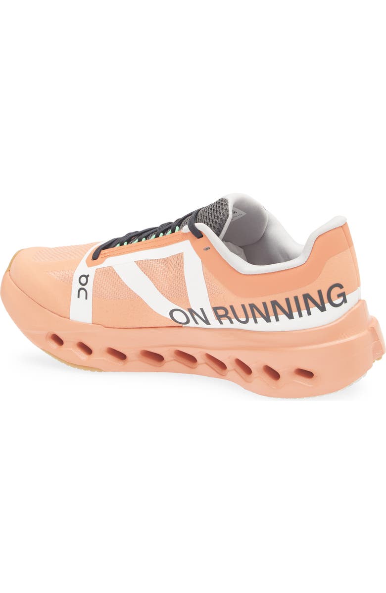On Cloudsurfer Next Z5 Running Shoe, Alternate, color, Canyon/ White