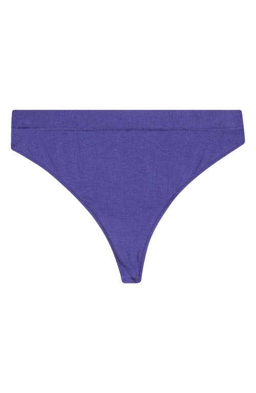 Meundies Feelfree Thong In Blue