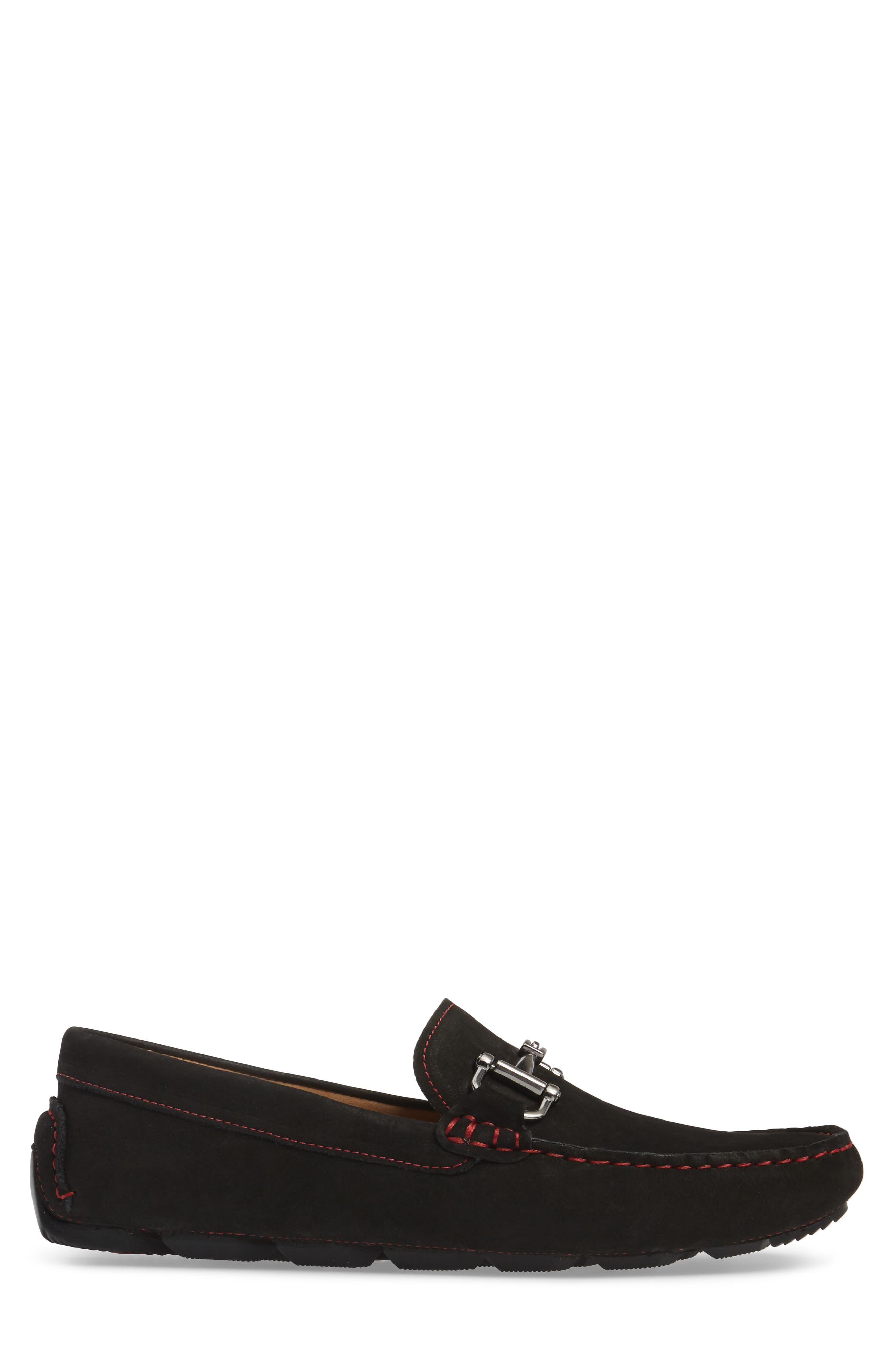 Marco Driving Shoe, Alternate, color, BLACK NUBUCK