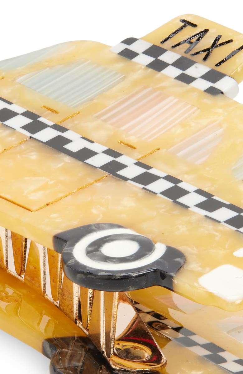 Solar Eclipse Taxi Cab Claw Clip, Alternate, color, Yellow