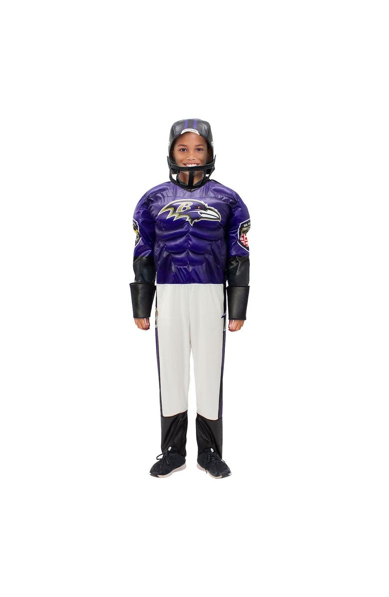 JERRY LEIGH Youth Purple Baltimore Ravens Game Day Costume, Alternate, color, Purple