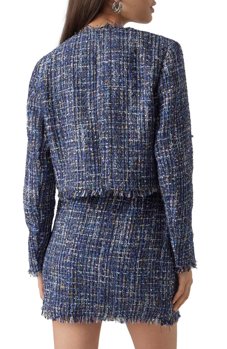 VERO MODA Chantelle Tweed Crop Jacket, Alternate, color, 