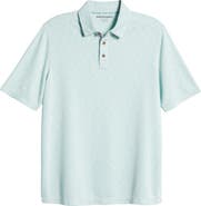 Johnston & Murphy Short Sleeve Slub Knit Polo