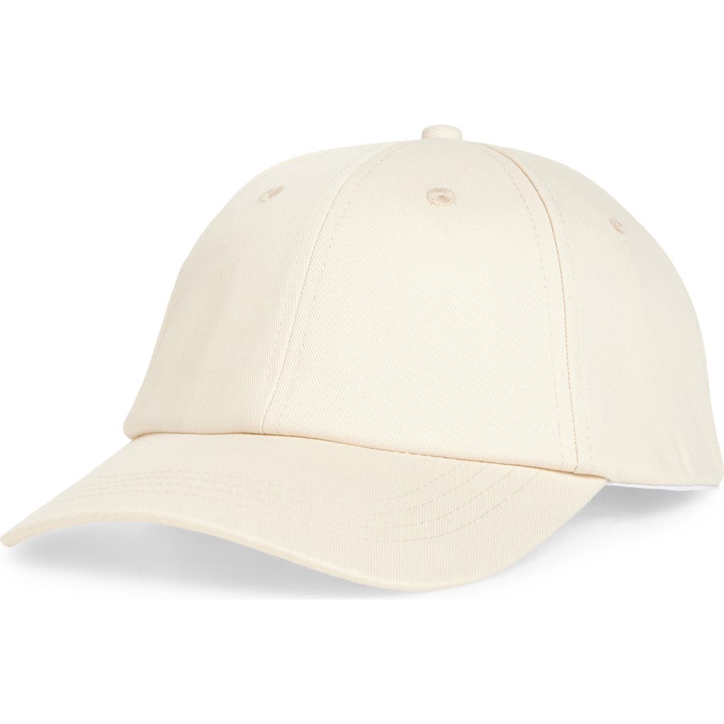 Treasure & Bond Cotton Twill Ball Cap In Ivory