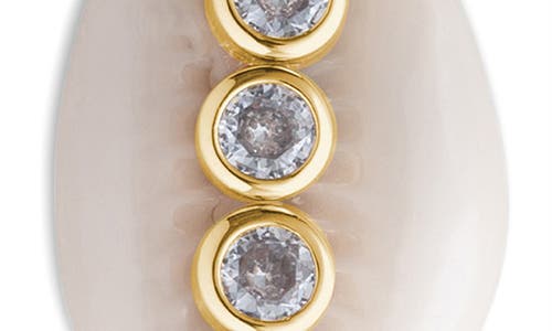Eliou Wren Shell Earrings In Gold