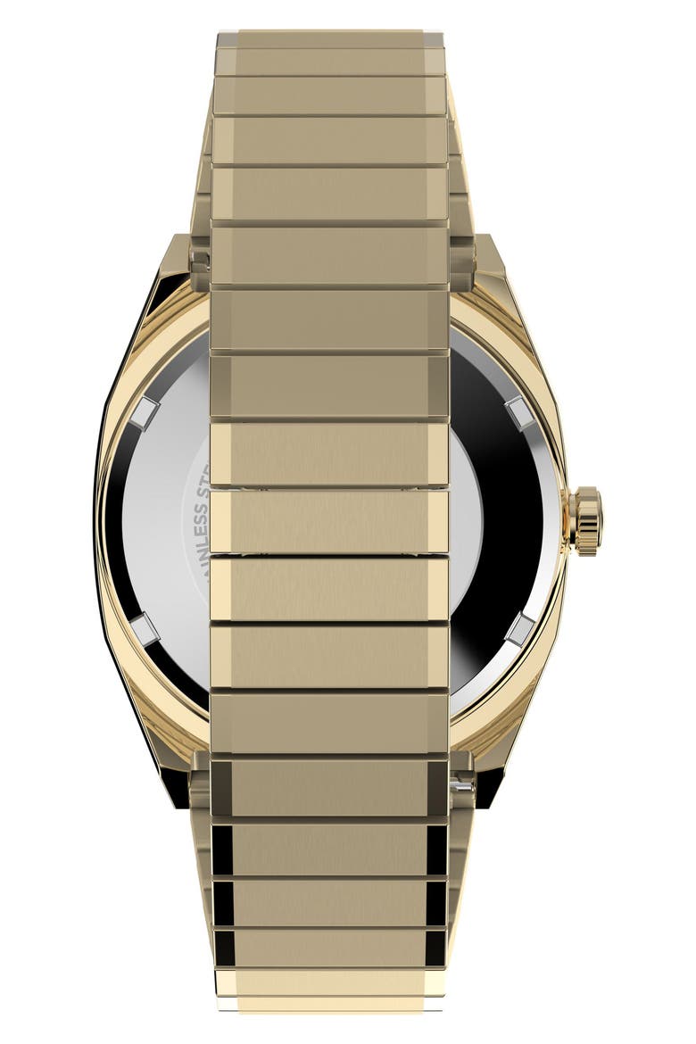 Automatic 1983 E-Line Reissue Bracelet Watch, 34mm, Alternate, color, GOLD-TONE