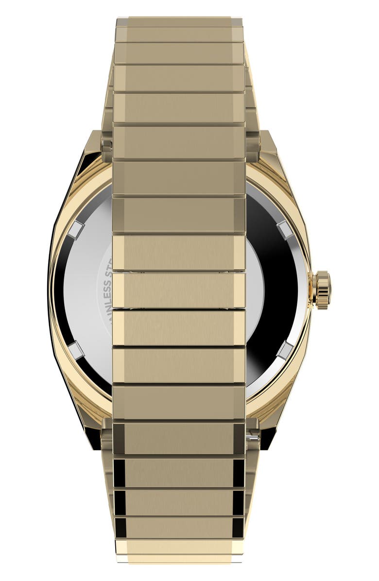Timex<sup>®</sup> Automatic 1983 E-Line Reissue Bracelet Watch, 34mm, Alternate, color, Gold-Tone