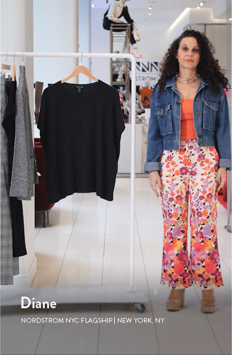 Short Sleeve Organic Cotton Blend Rib Top, sales video thumbnail