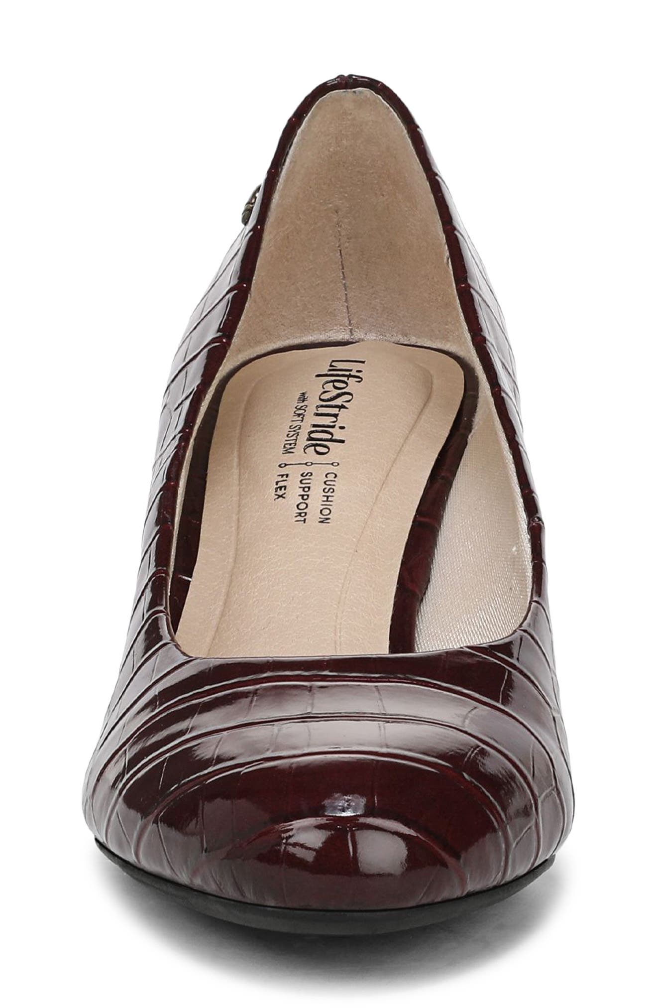 LifeStride Parigi Pump, Alternate, color, California Wine Red