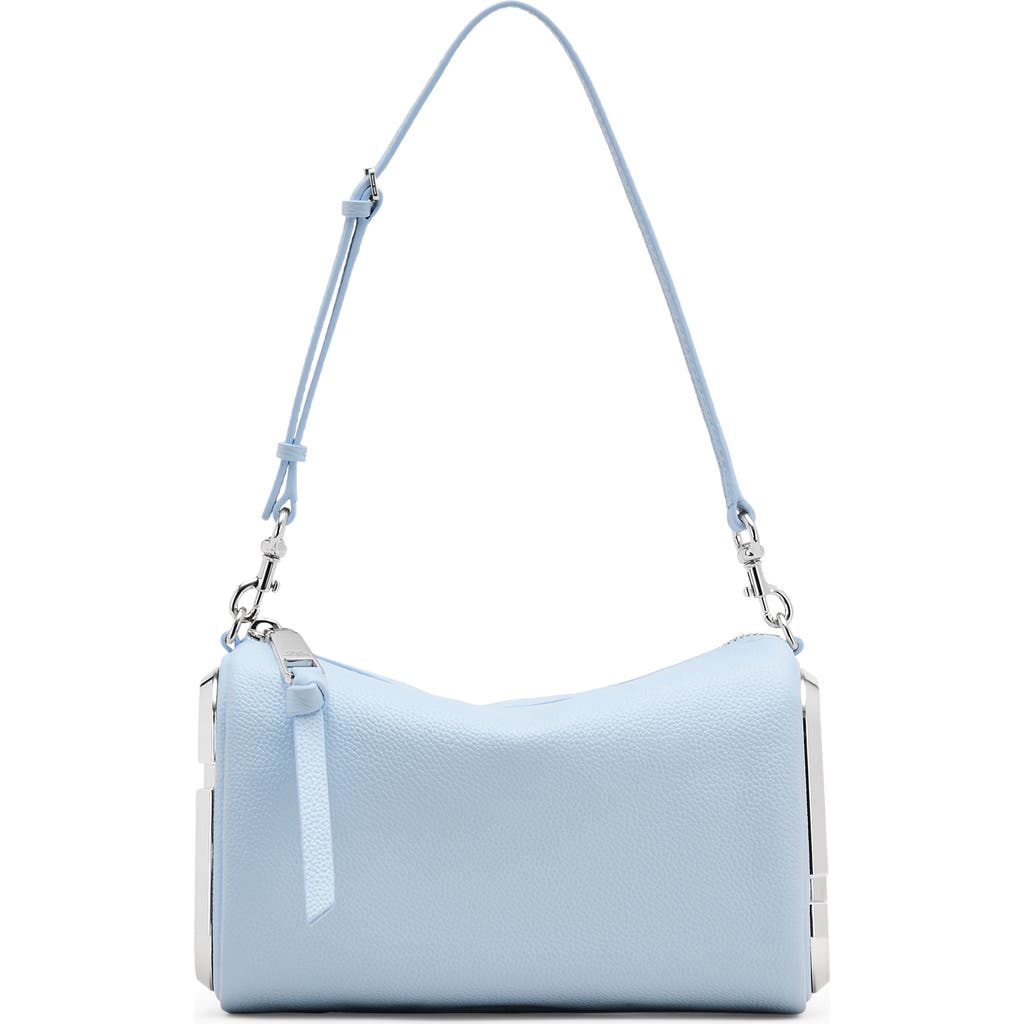 Marc Jacobs The Snapshot Leather Shoulder Bag In Blue