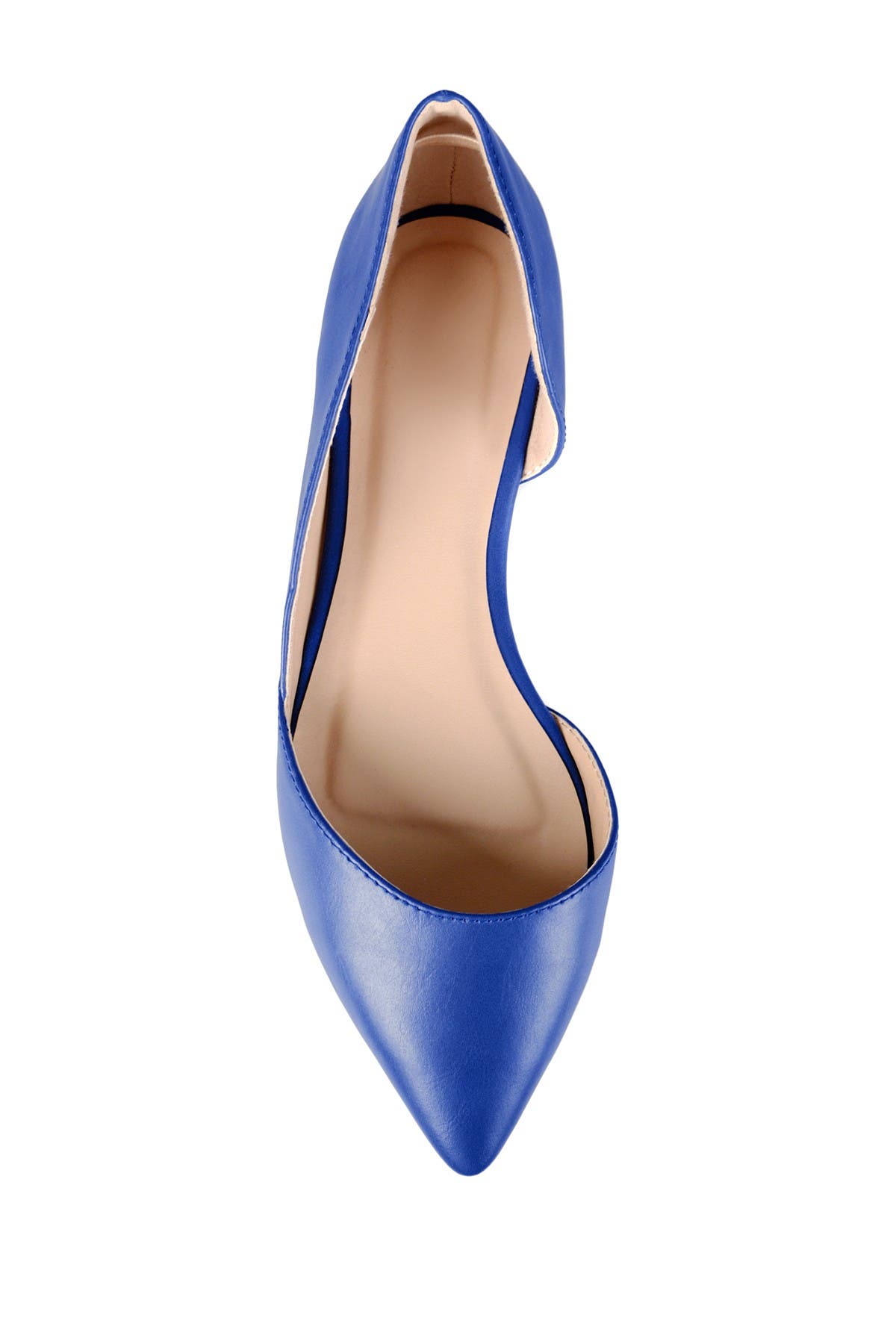 JOURNEE Cortni d'Orsay Flat, Alternate, color, BLUE