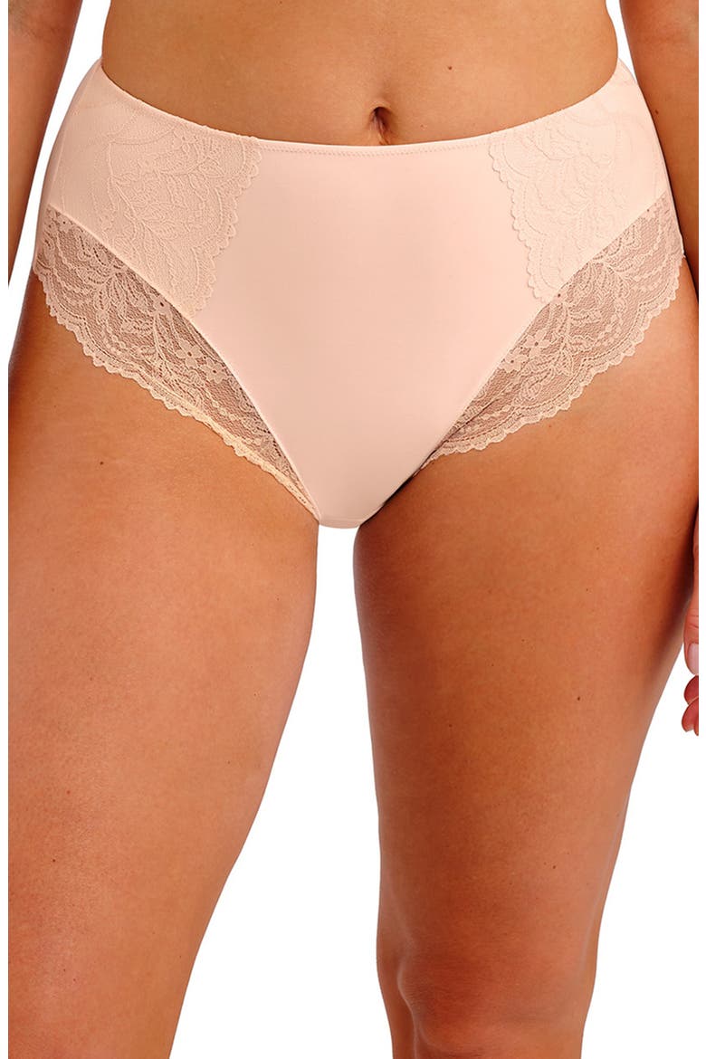 Cesile High Waist Briefs, Main, color, PEACH SORBET