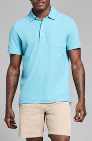 Billy Reid Pensacola Pima Cotton Piqué Pocket Polo