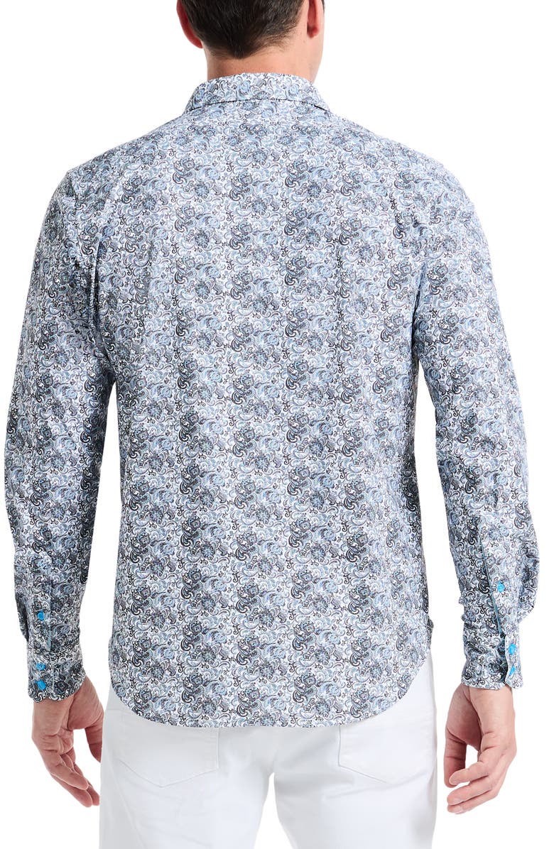 Robert Graham Fitzgerald Paisley Button-Up Shirt, Alternate, color,