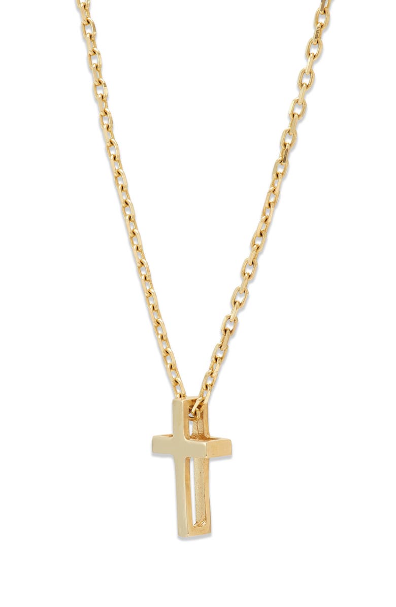 Frankie & Zoe Cross Pendant Necklace, Alternate, color,
