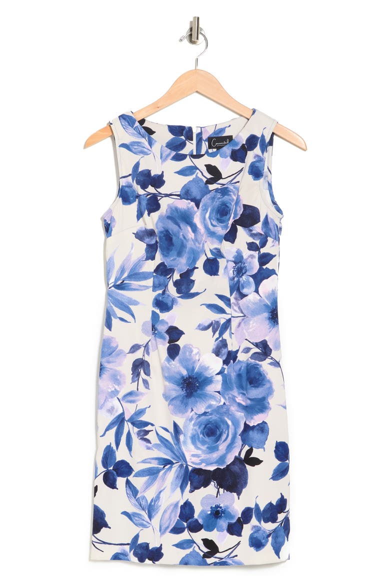 Sleeveless Sheath Dress, Alternate, color, PERIWINKLE