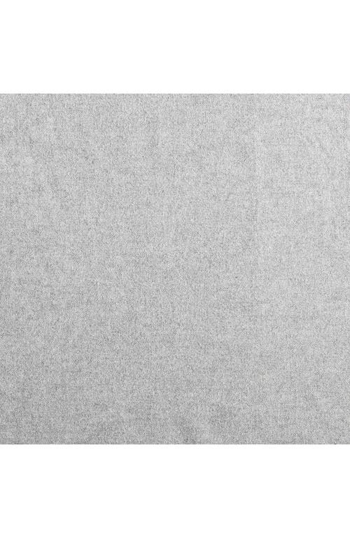 Calvin Klein Mélange Flannel Sheet Set In Silver Grey