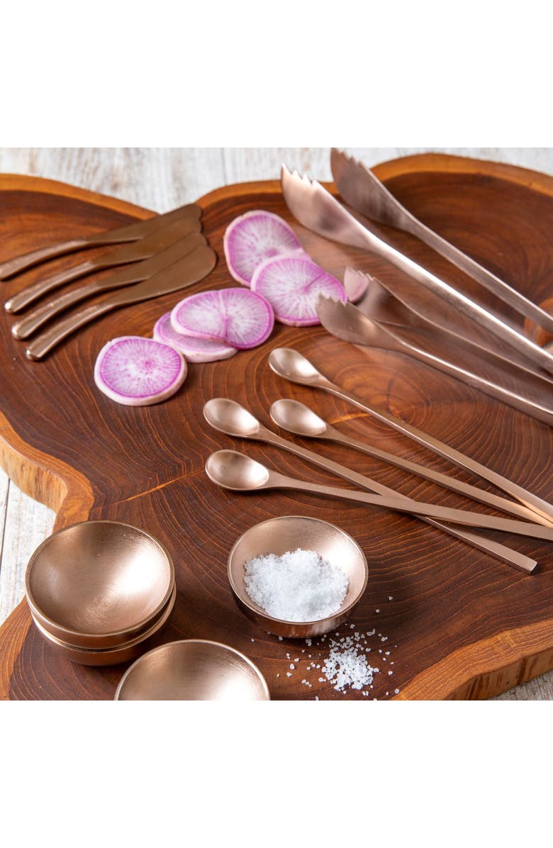 Be Home Rosé Streamlined Spreaders - Set of 4, Alternate, color, Gold