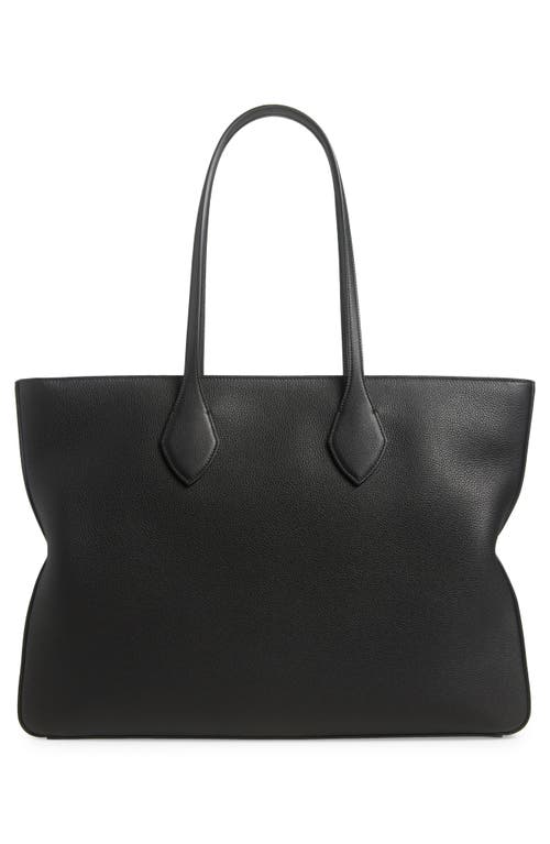 Ferragamo Medium Tote Bag Star Structured Shape In Nero