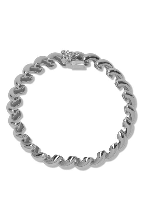 Argento Vivo Sterling Silver Mini San Marco Chain Bracelet 