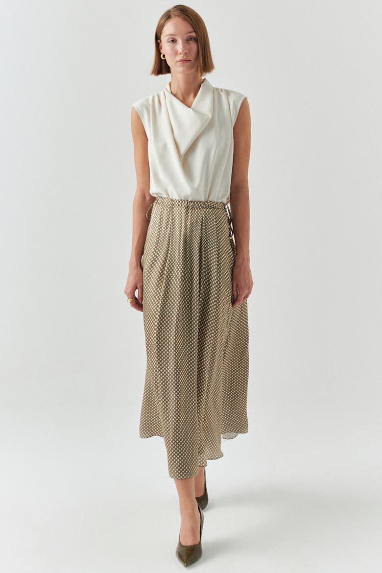 Ashlyn Cowl Neck Blouse, Alternate, color, CREAM